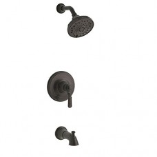 Worth 1-Handle 3-Spray Tub and Shower Faucet in Oil Rubbed Bronze (Valve Included) - B07CBM64NW
